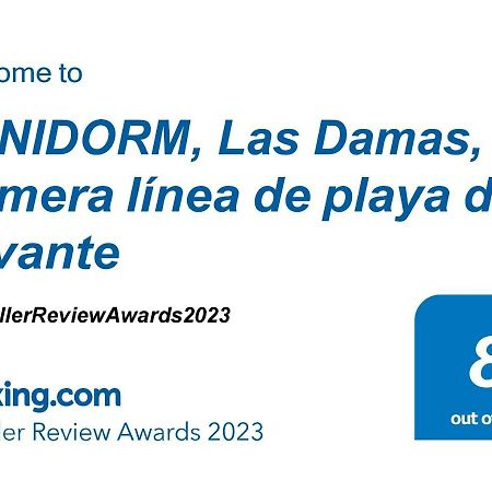 Benidorm, Las Damas, Primera Linea De Playa De Levante Exterior photo
