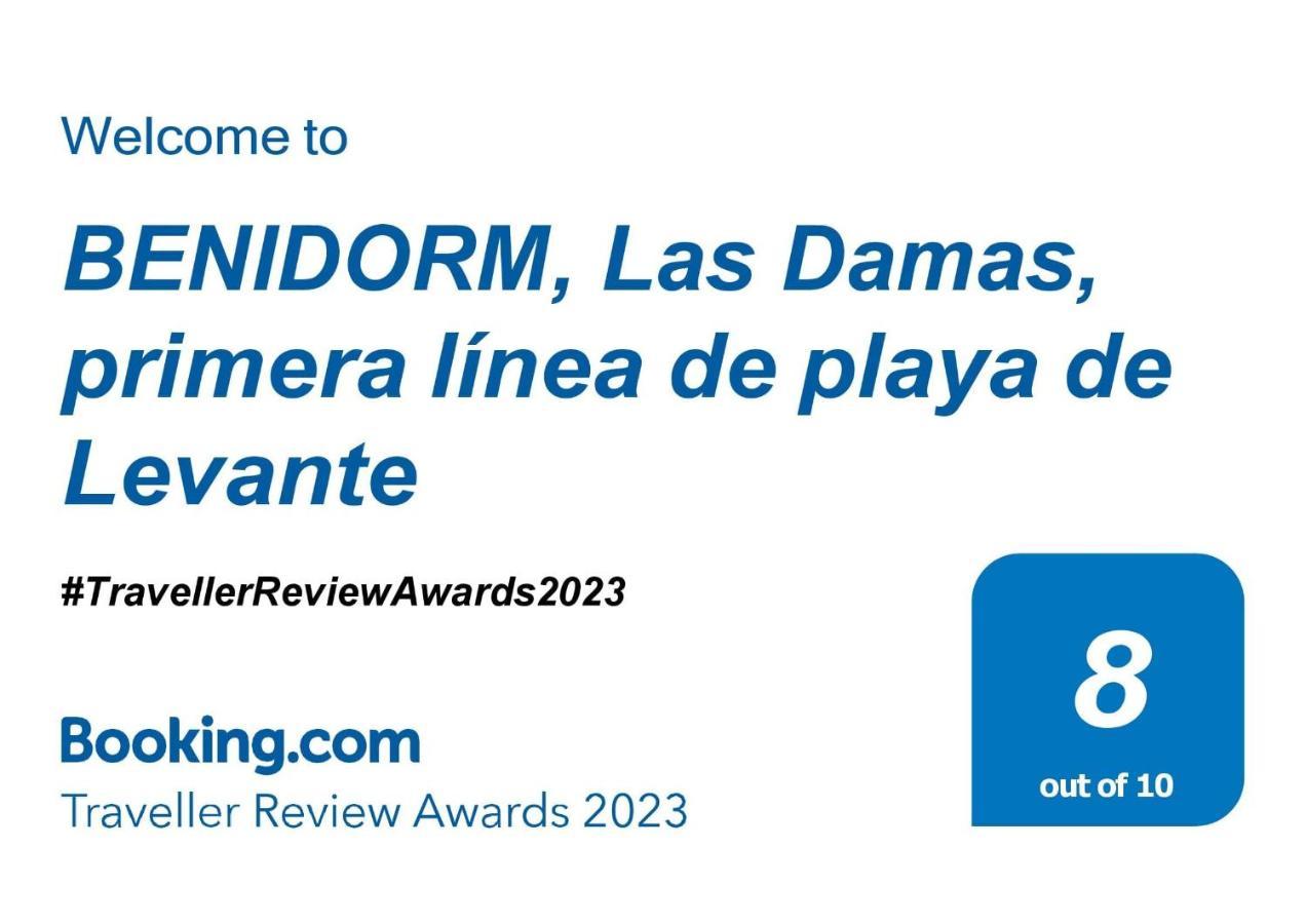 Benidorm, Las Damas, Primera Linea De Playa De Levante Exterior photo